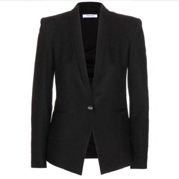 Designer Helmut Lang Black Wool Blazer sz 4 - Picture 1 of 13